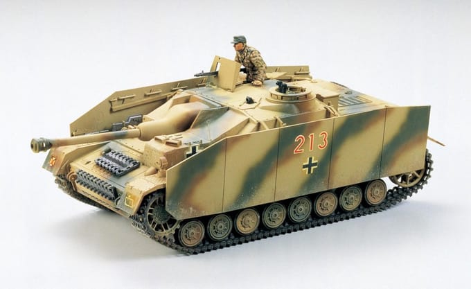 Tamiya Modelbouwpakket Auto - 35087 German SdKfz.163 Sturmgeschütz IV w/1 Figure Plastic - 1:35 - Modelbouw