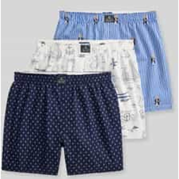 Boxershorts van puur katoen in een set van 3