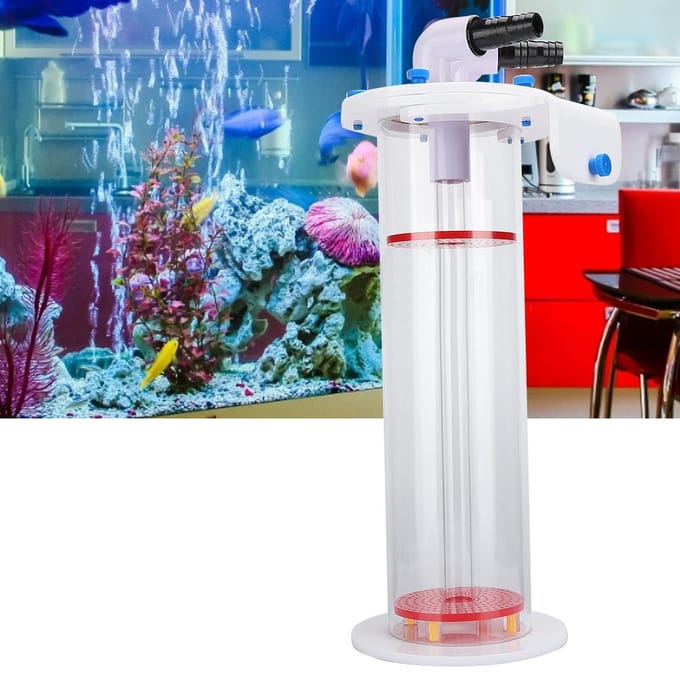 Professioneel Acryl Aquarium Biologisch NP Bio Bean Reactor Filter Aquarium Accessoire white