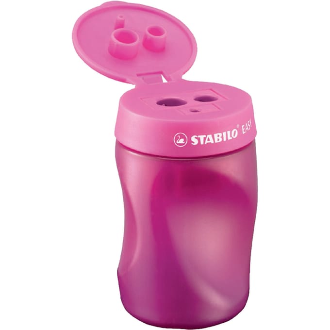 Puntenslijper STABILO Easy 4501 3 in 1 linkshandig roze