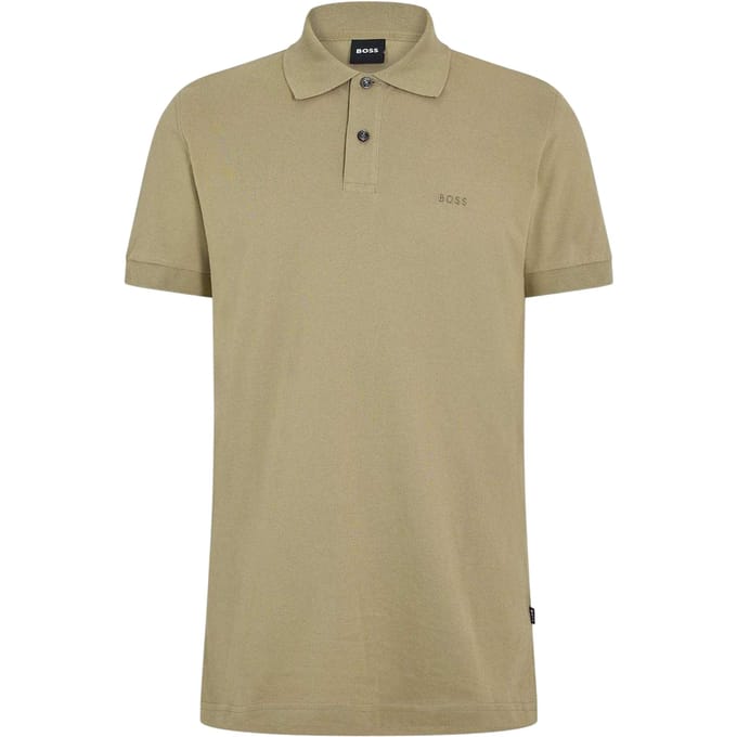Boss Heren Firenze Katoenen Poloshirt (Pastelgroen)