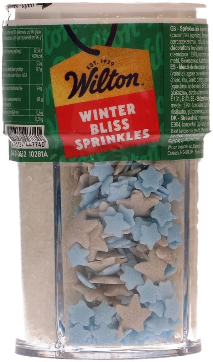 Wilton 4-in-1 Sprinkle Mix - Wintergeluk - Eetbare Taartdecoratie