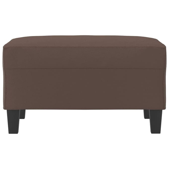 vidaXL - Voetenbank - 70x55x41 - cm - kunstleer - bruin