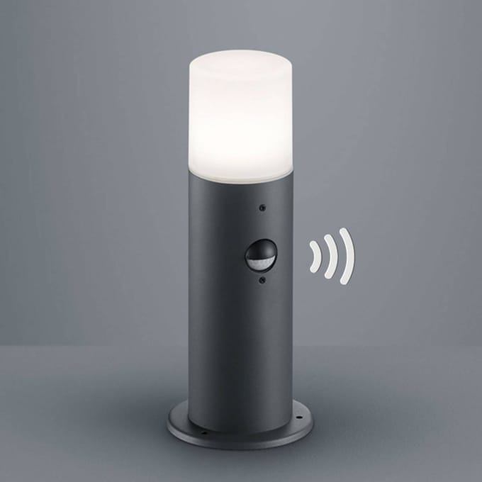 Trio Lighting Praktische sokkellamp Hoosic met sensor