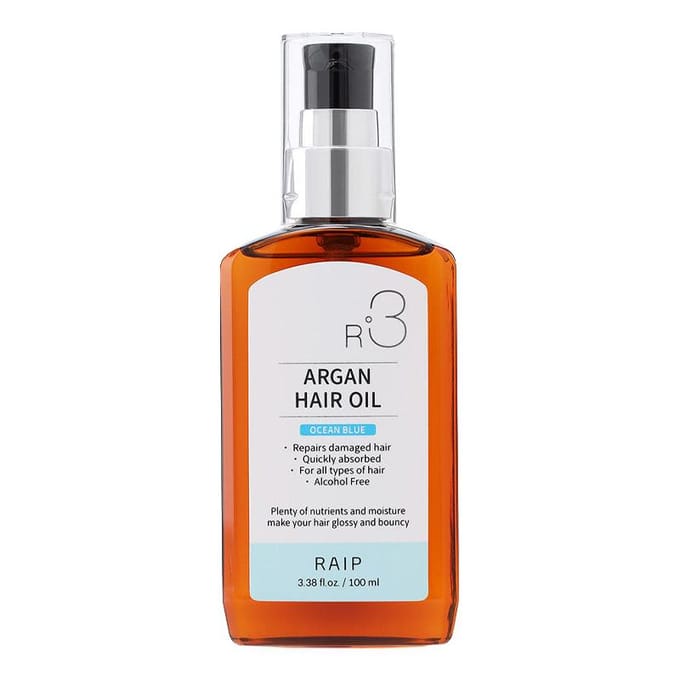 [RAIP] R3 Arganolie Haar Essentie #Ocean Blue 100ml white