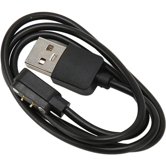 Smartwatch Magnetische Oplaadkabel voor Xiaomi Haylou RT2 LS10 USB Snellaadkabel Stroombasis black