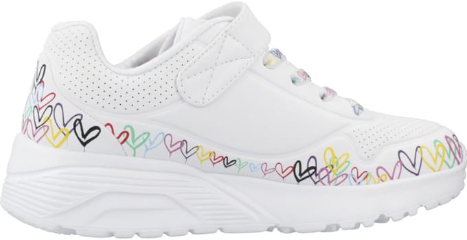 Skechers Street UNO LITE HEART CRAZE sneakers meisjes 314091L WMLT