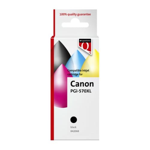 Inktcartridge Quantore alternatief tbv Canon PGI-570XL zwart HC