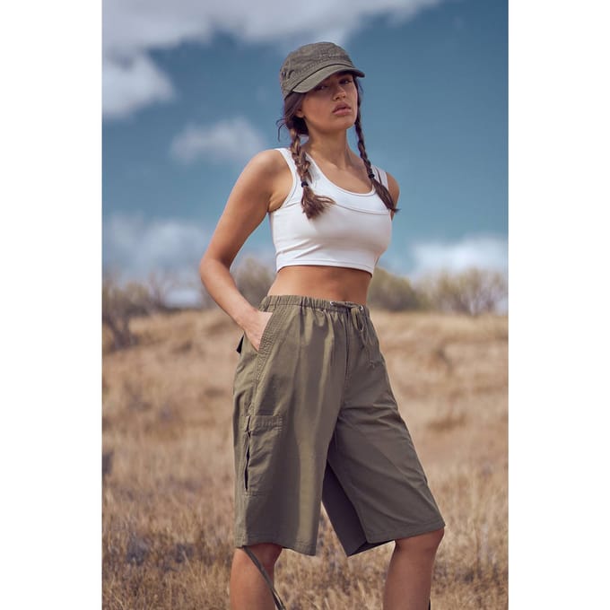 Dames Dsgn Studio Sculpt Dubbel Gelaagde Sport-bh | Creme | Maat: Medium
