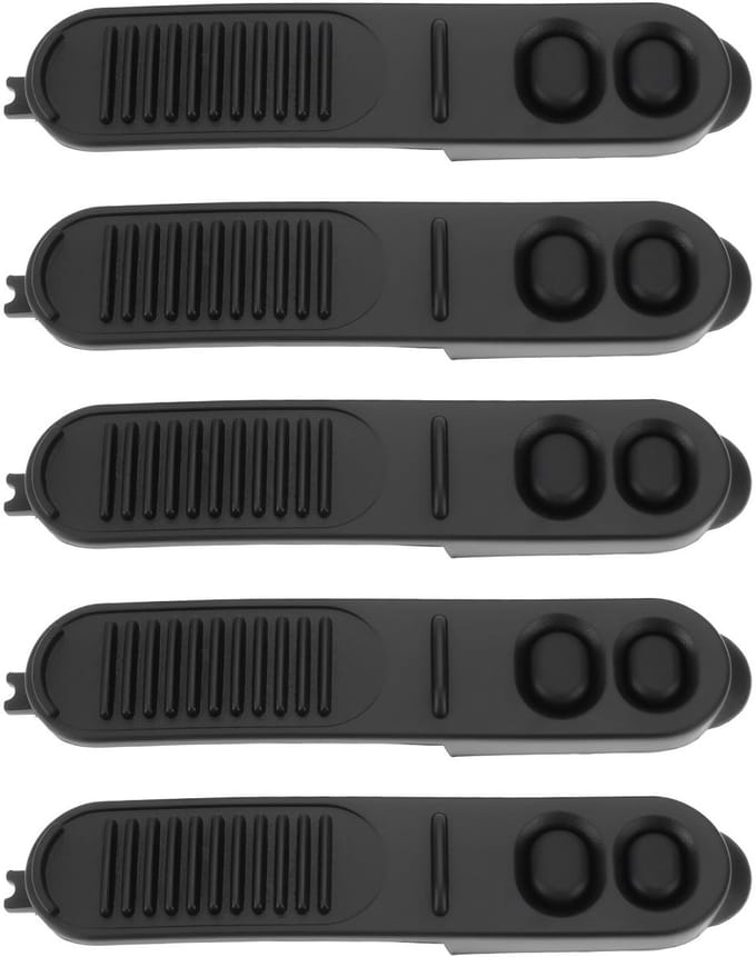 Dailygoods - Rubber Knoppen voor Motorola Radios, Set van 5