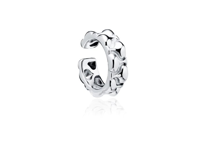 Zilver Ear Cuff - Rhodium Plated Cuff Earring - Silver 925 - Unique Design - Amona Jewelry
