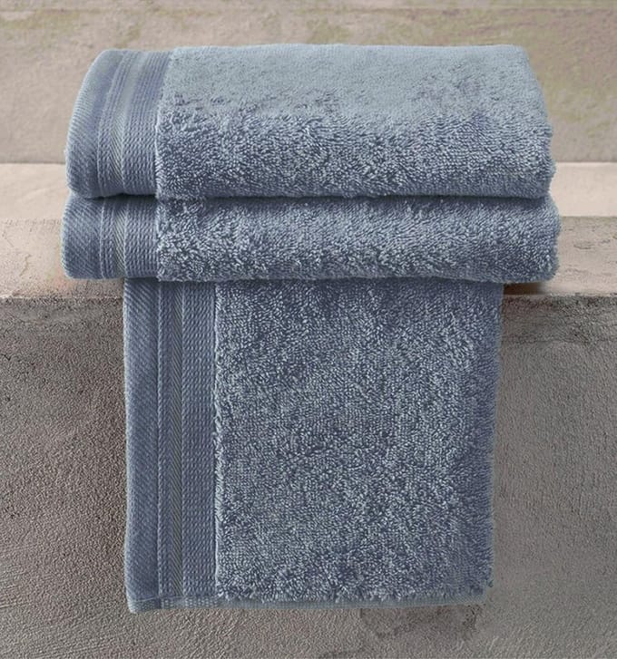 De Witte Lietaer gastendoek Excellence 40x60 stone blue