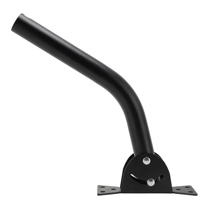pour Support de Toit Starlink Acier Inoxydable Forte Capacité de Charge Long Support Mural pour Kit Internet Satellite Starlink black