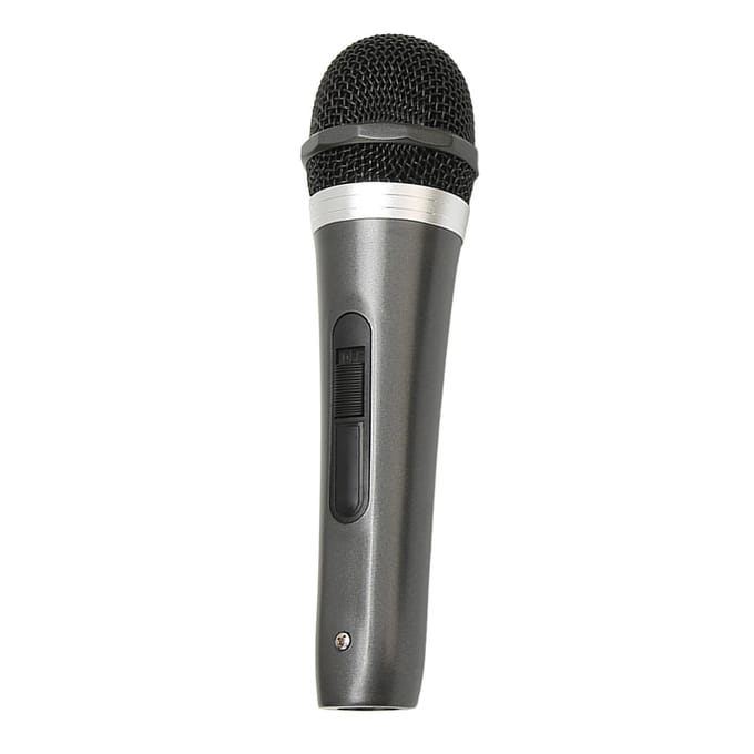 Microphone filaire 6,5 mm, microphone dynamique à main à isolation phonique avec câble de 3 mètres pour haut-parleur