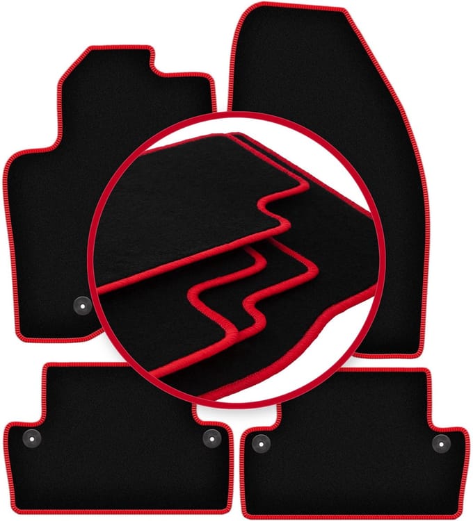 CARLUX-RED automatten voor: Volvo S60 I liftback (2000-2009)