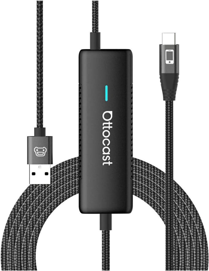 Ottocast Autoadapter Ca450-T Voor Apple Carplay En Mirror Link