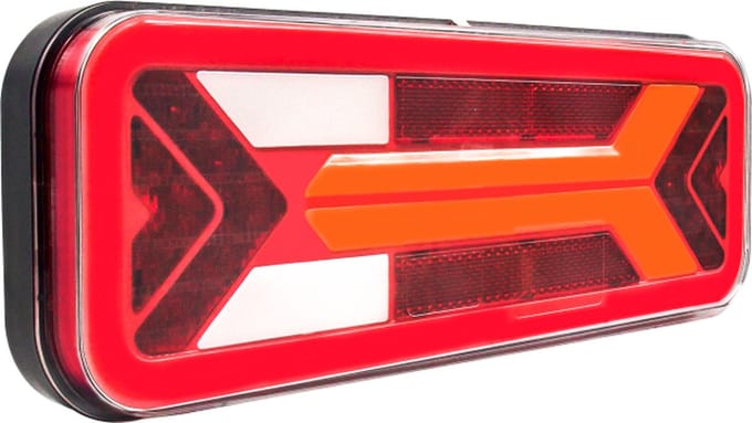 LED Achterlicht Rechts 283x100mm Dynamisch knipperlicht