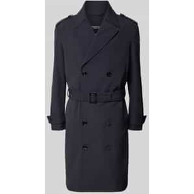 Regular fit trenchcoat met tailleriem model 'TRENCH SUMMER'