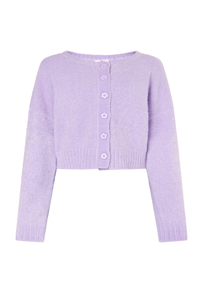 Mymo Gebreid vest Dames violet