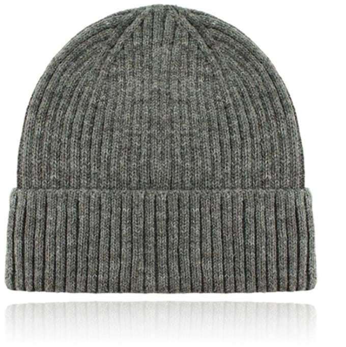 Classic Beanie Muts Dames - Medium Grey