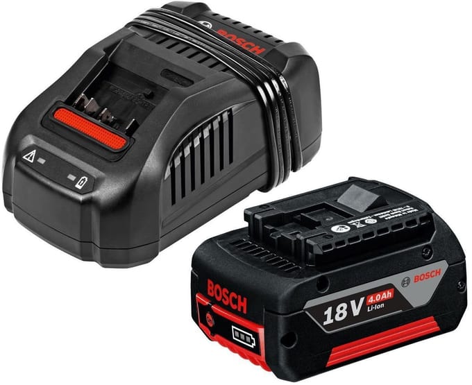 Bosch oplaadbare startset GBA 18 Volt / 1x 4.0 Ah + snellader GAL...