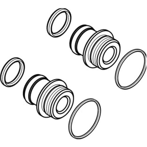 Hansgrohe replacement connection nipple set 97236000
