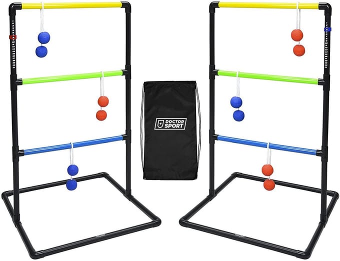 Dubbele Laddergolf Set - in tas - Super Real 'Soft' Golf-Bolas - 8 bean bags - Prachtig Werpspel