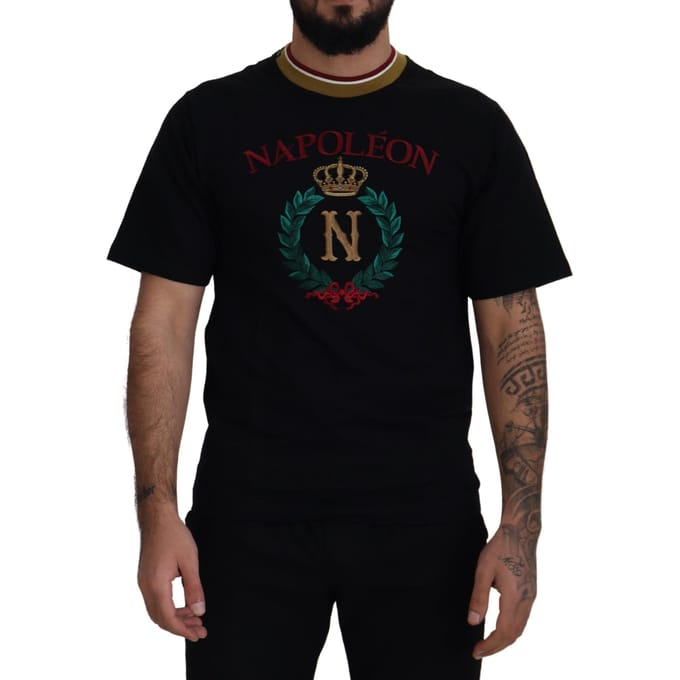 Napoleon T-shirt met Geborduurde Kroon