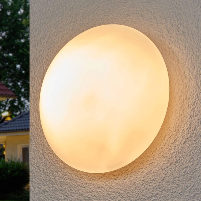 Searchlight Glazen buitenwandlamp Tokyo 28 cm IP44