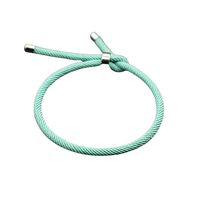 Nivard Armband - Staal - Nep Zilver - Dames - Lichtgroen