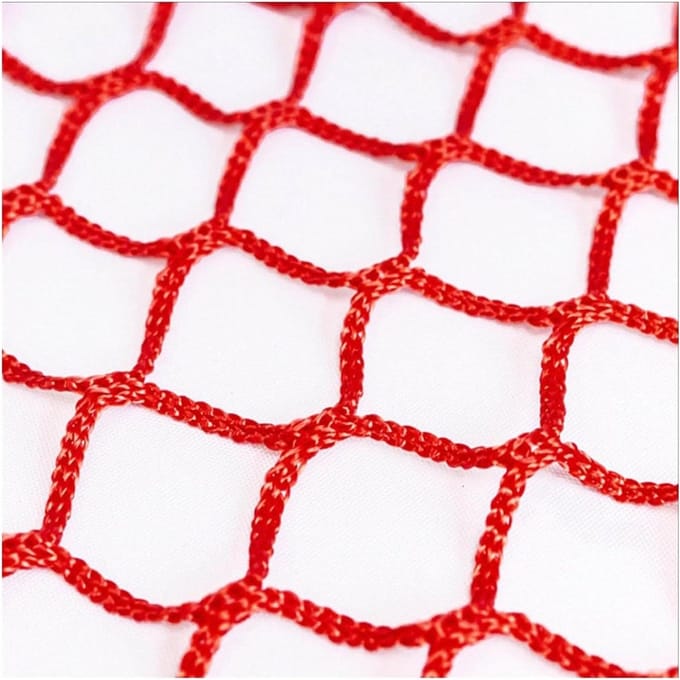 Veiligheidsnet - Beschermnet Barrièrenet - Speelplaats Beveiligen - Scheurvast Polyester - 3.5x3m - Rood