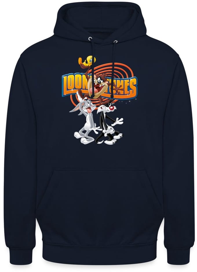 Looney Tunes Bugs Taz Tweety Sylvester Hoodie Unisex