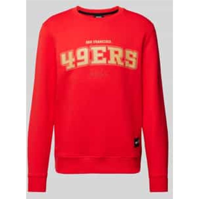 Sweatshirt met labelpatch, model 'NFL'