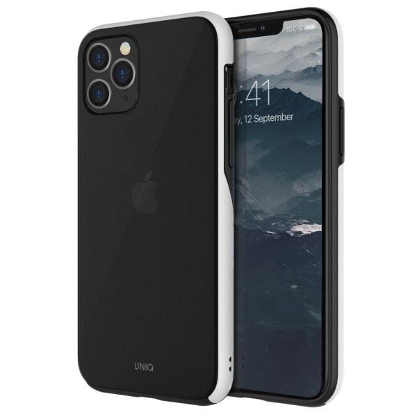 UNIQ Vesto Hue Serie - iPhone 11 Pro Max Hoes - Wit - Antislip - Luxe Design
