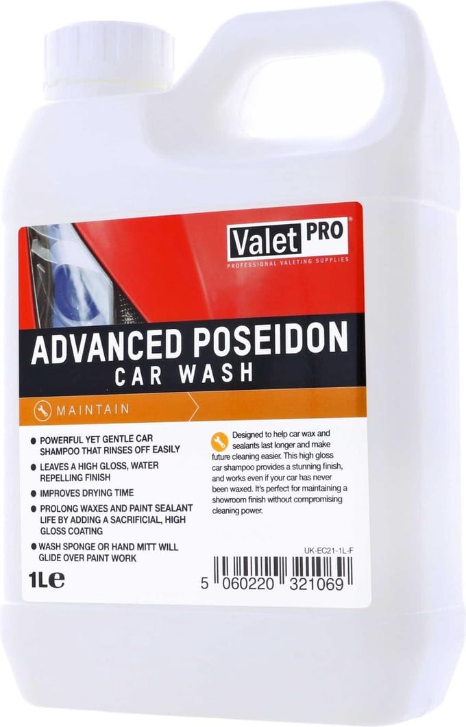 Valet Pro Advanced Poseidon Car Wash - 1000ml