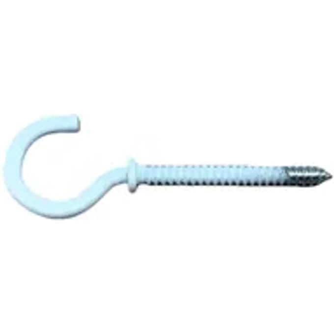 Sencys Schroefhaak + Hals 3x35mm Wit Per 10
