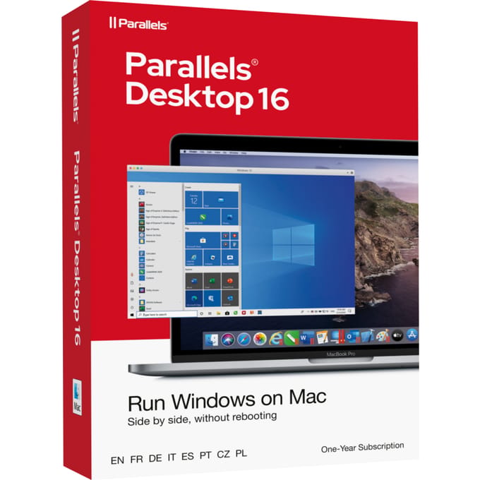 Parallels Desktop 16 MAC Standard Edition onbeperkte duur