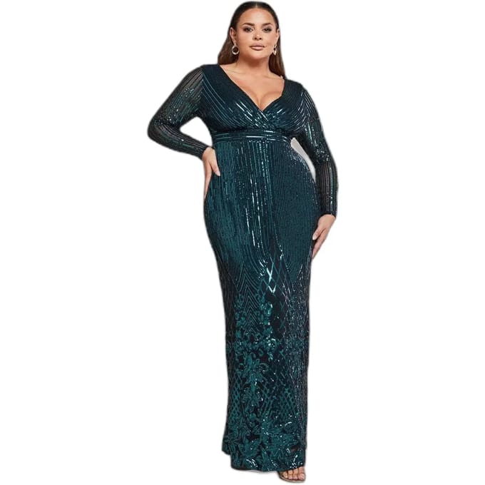 Strakke damesjurk Goddiva Sequin