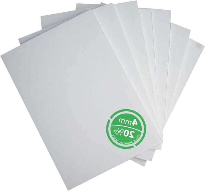 Isolatieplaten - Polystyreen panelen - Muren isoleren - Schimmelbescherming - 10 m² - Wit