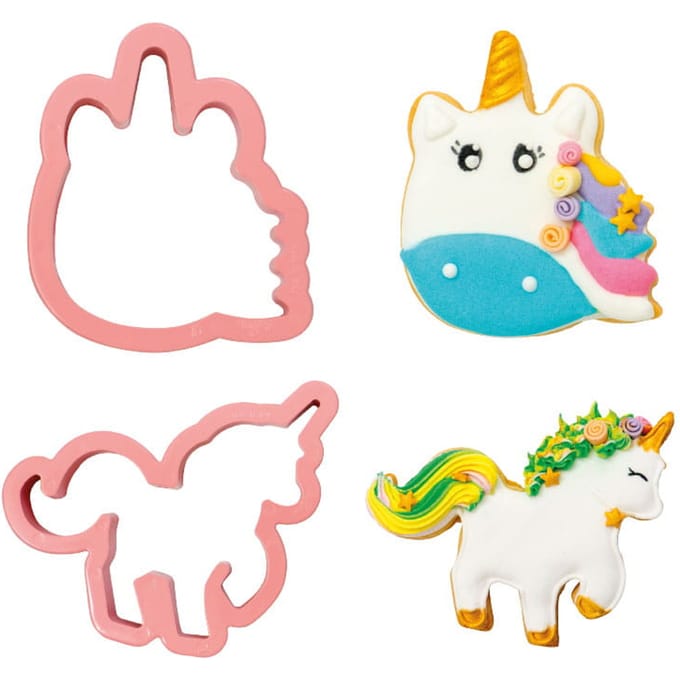 Découpoirs Magique Licorne 2 Pièces Unicors