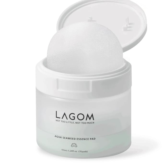 [LAGOM] Aqua Zeewier Essence Pad 155ml 70EA white