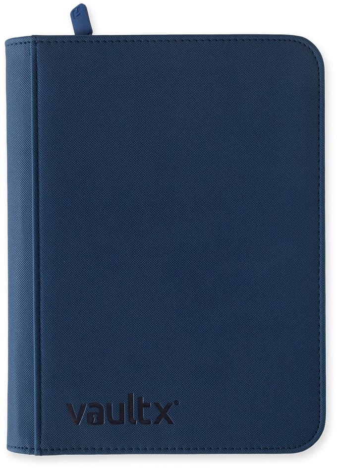 Vault X 4-Pocket Exo-Tec® Zip Binder - Verzamelmap - 160 Kaarten/Blauw