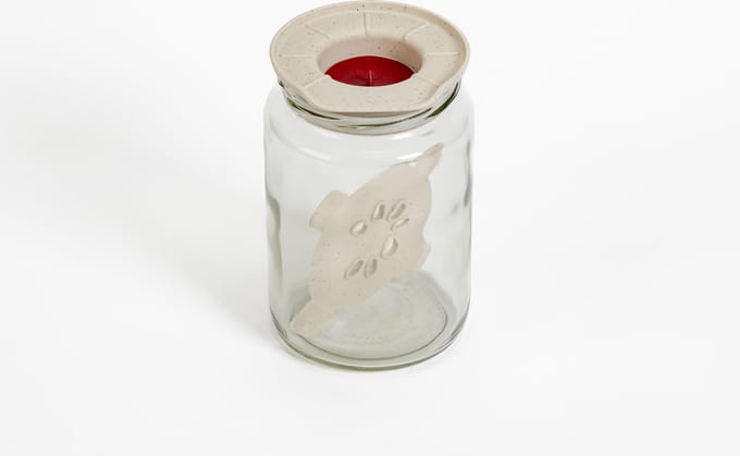 Fermentatie set met speciale deksel met pot Rood