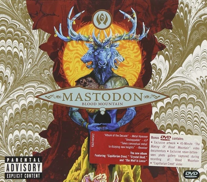 CD MASTODON - Blood Mountain (Avec DVD) 444502 Reprise Records 2006 US Rock Occasion gray