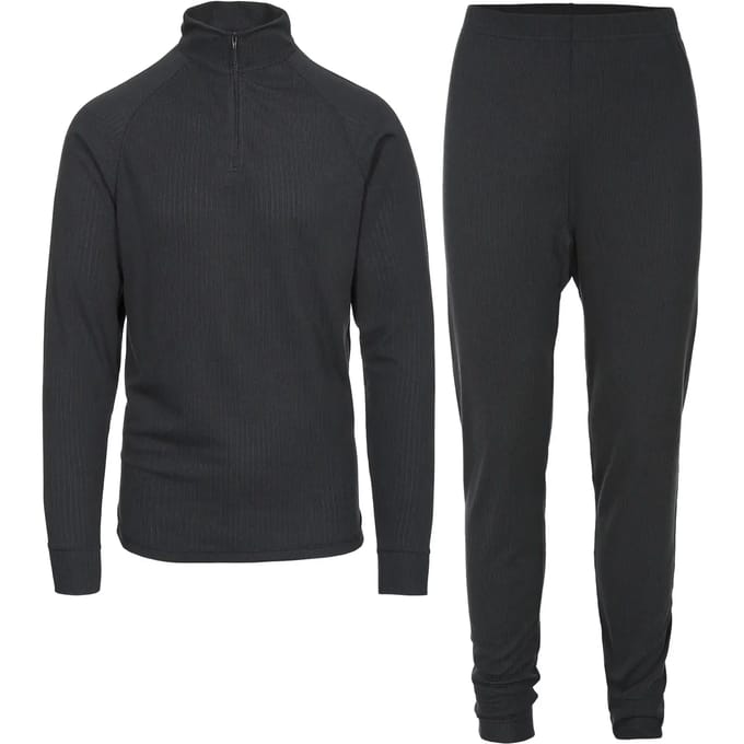 Trespass functionele onderkleding Unite360 - Base Layer-set voor volwassenen, zwart X