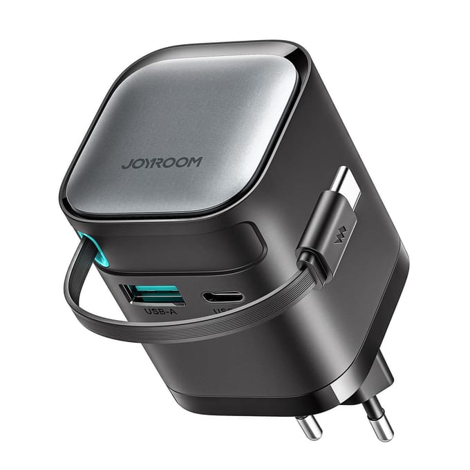 Joyroom 65W GaN3 Snellader - Oplader met USB C Kabel - Geschikt voor Telefoon, Laptop & Tablet