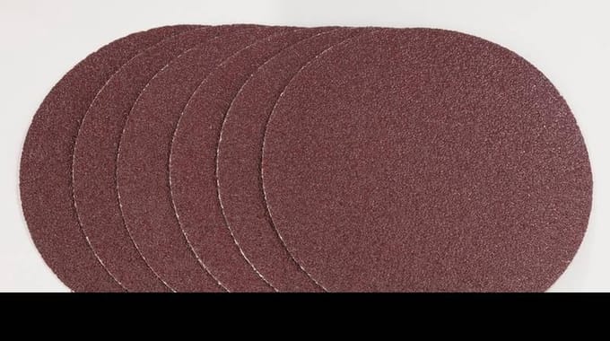 Westfalia Schuurpapier K80 diameter 125 mm zelfklevend 6 stuks