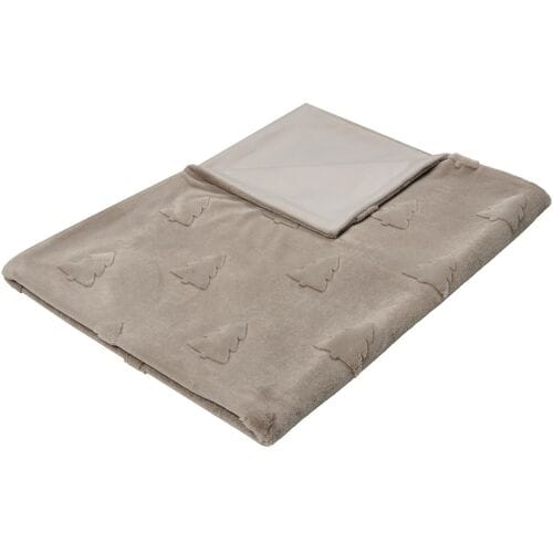 LIVARNO Plaid 130 x 170 cm (Beige)