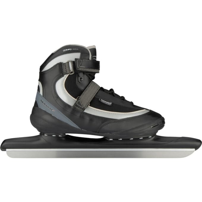 Nijdam Pro-line Norenschaats Pro-Line - Softboot - Zwart/Grijs/Zilver - 46