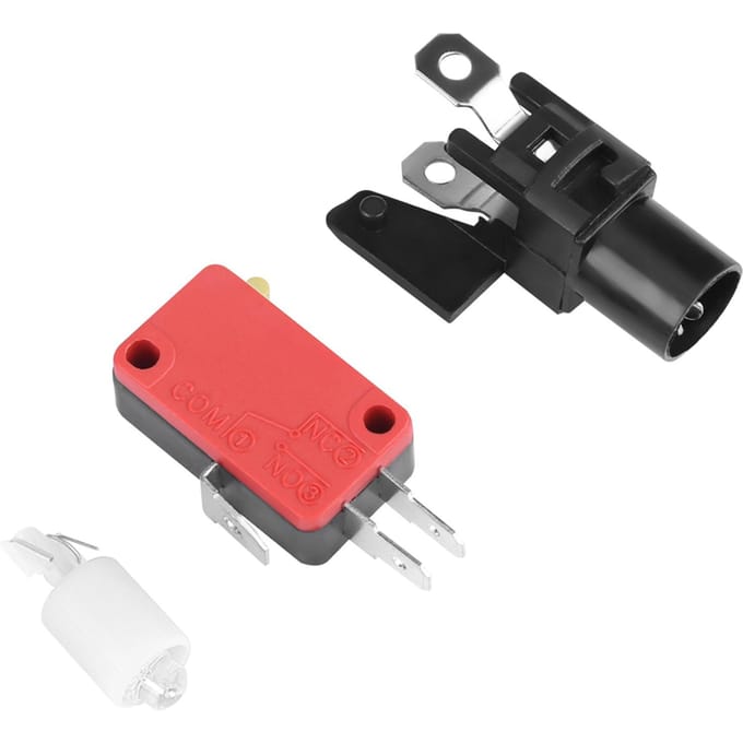 100mm Massieve Arcade Knop met LED Bolle Console Vervanging(rood) wit